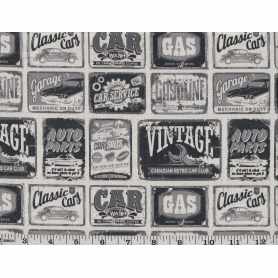 Coton Quilt 3301-76* Plaques Automobile Vintage