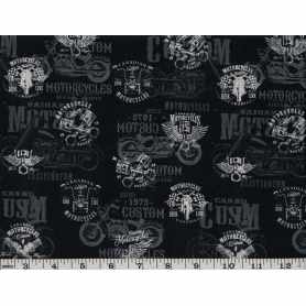 Quilt Cotton 3301-113*Motorcycles