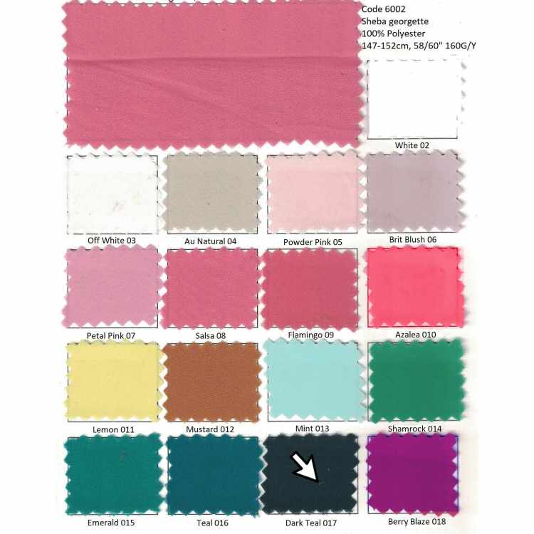 Sheba Georgette 6002