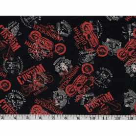 Quilt Cotton 3301-177* Motorcycles