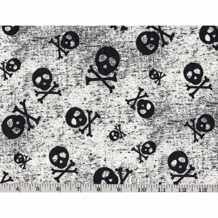 Coton Quilt 3301-216* Tête de mort