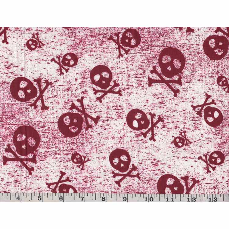 Coton Quilt 3301-217* Tête de mort