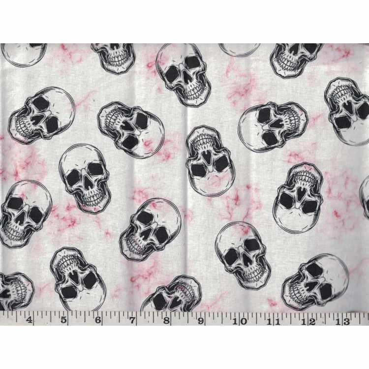Coton Quilt 3301-223* Tête de mort