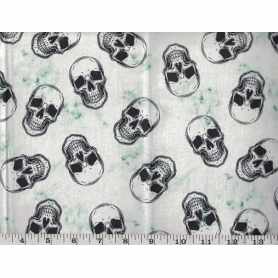 Coton Quilt 3301-224* Tête de mort