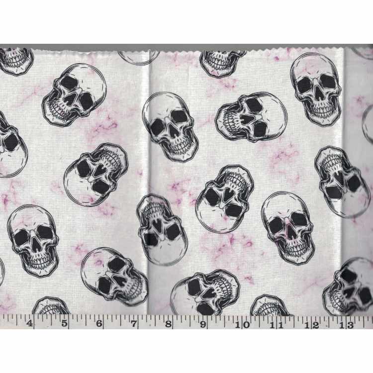 Coton Quilt 3301-225* Tête de mort