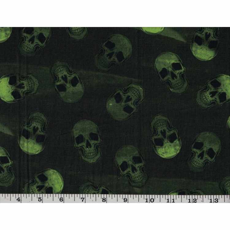 Quilt Cotton 3301-229* Skull
