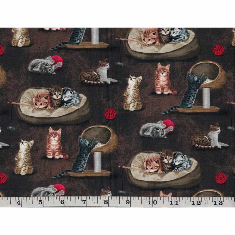 Coton Quilt 9001-19 Chats