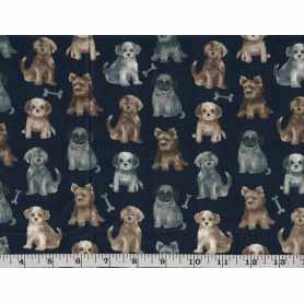 Quilt Cotton 9001-37 Dogs