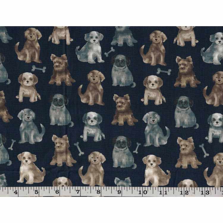 Quilt Cotton 9001-37 Dogs