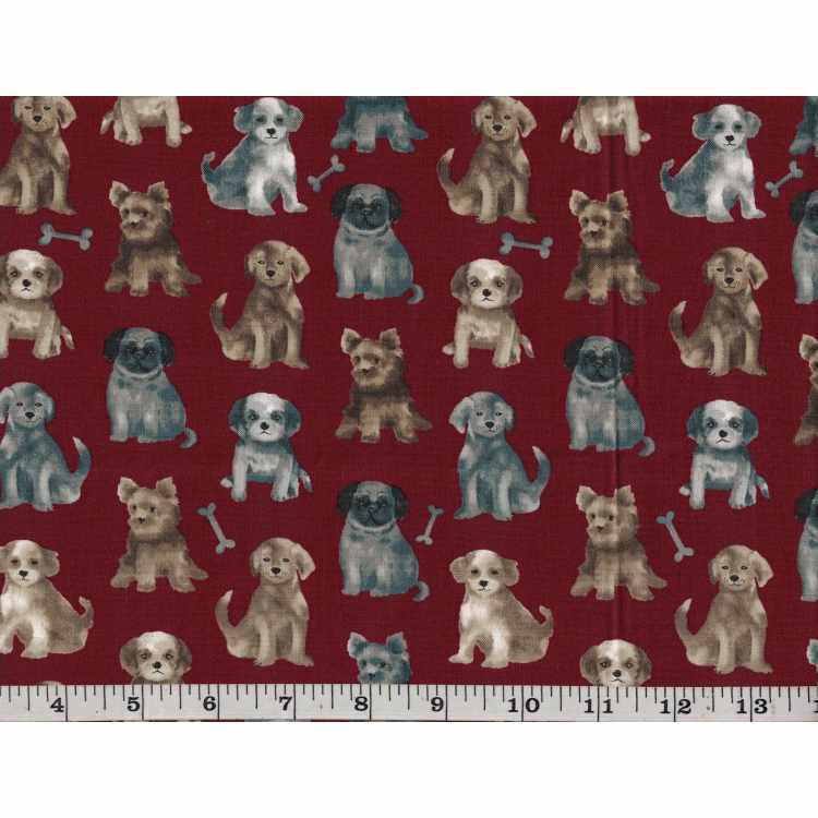 Quilt Cotton 9001-39 Dogs