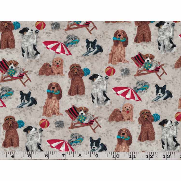 Coton Quilt 9001-51 Chiens
