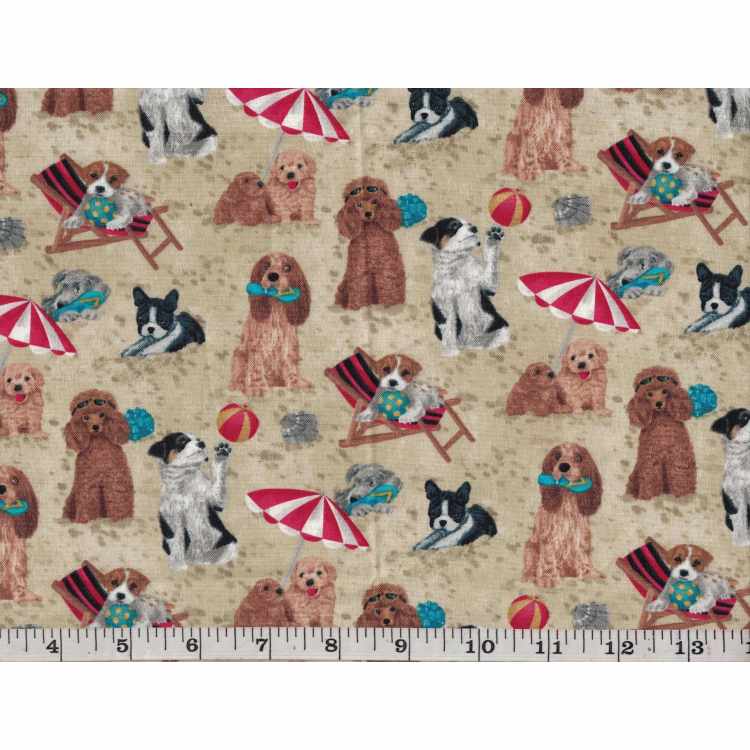 Quilt Cotton 9001-52 Dogs