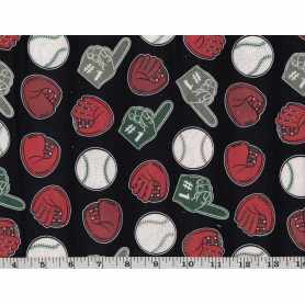 Quilt Cotton 3301-260* Baseball