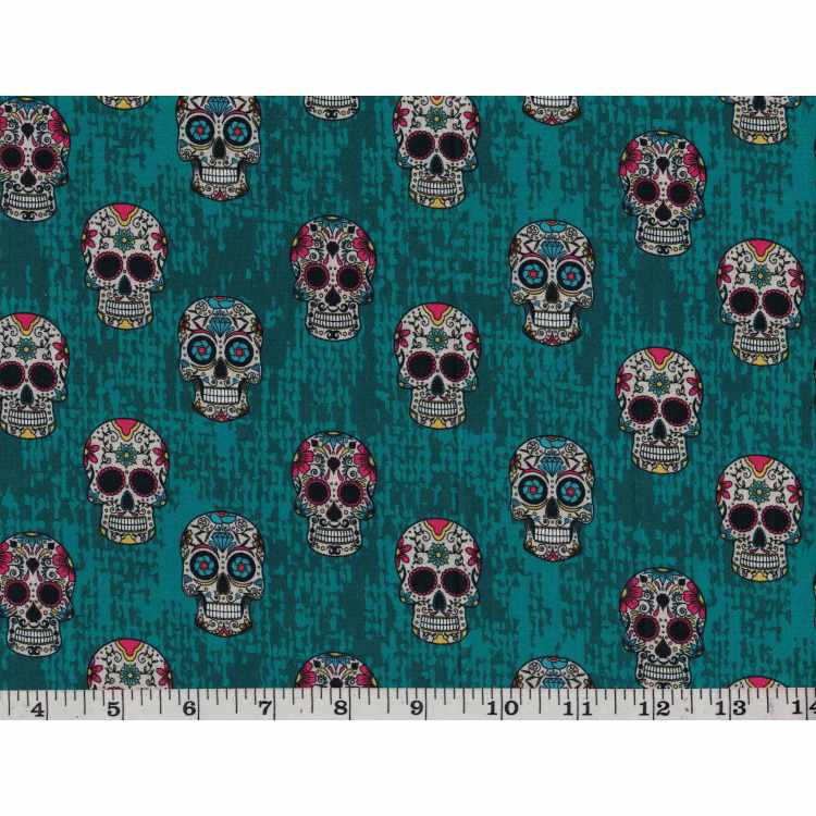 Coton Quilt 3301-266* Tête de mort