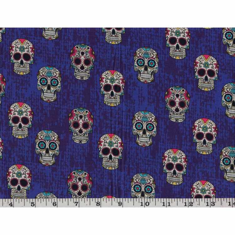 Coton Quilt 3301-268* Tête de mort