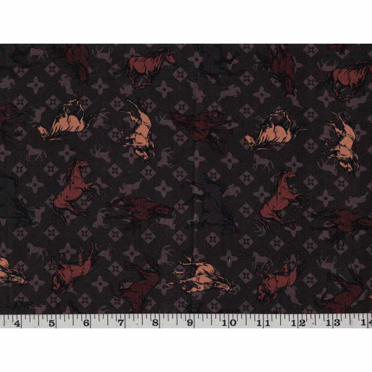 Quilt Cotton 3301-281* Horses