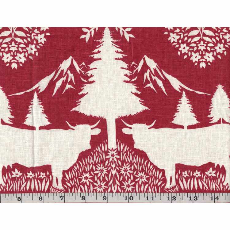 Toile Ramie Imprimé (Stof) 5539-6