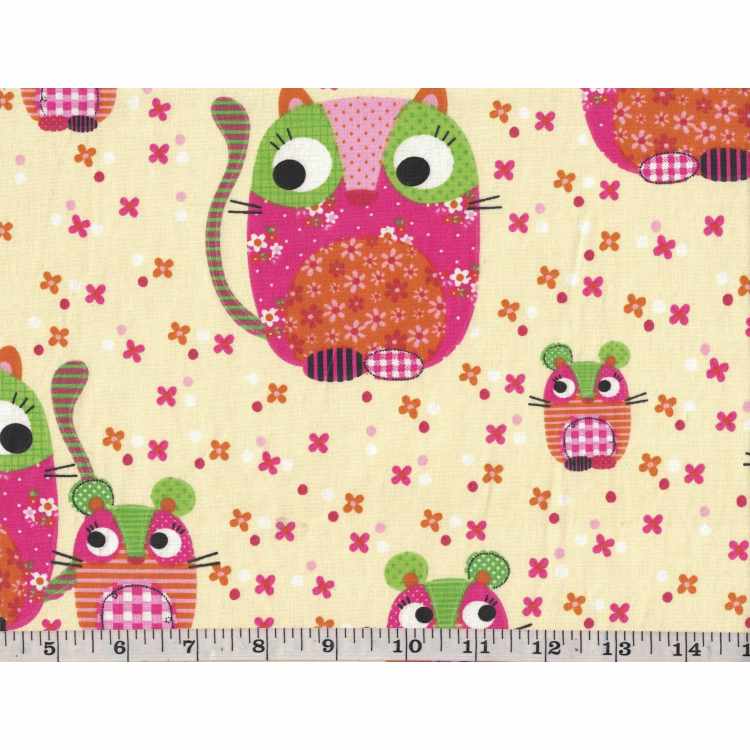 Coton Quilt Stof 5505-13