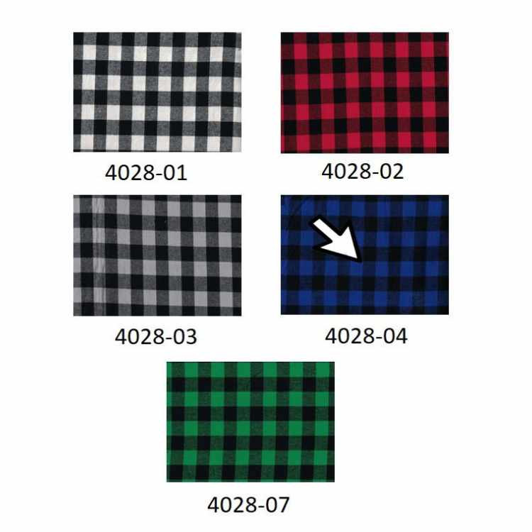 Yarn Dyed Flannel Small Buffalo Check 4028