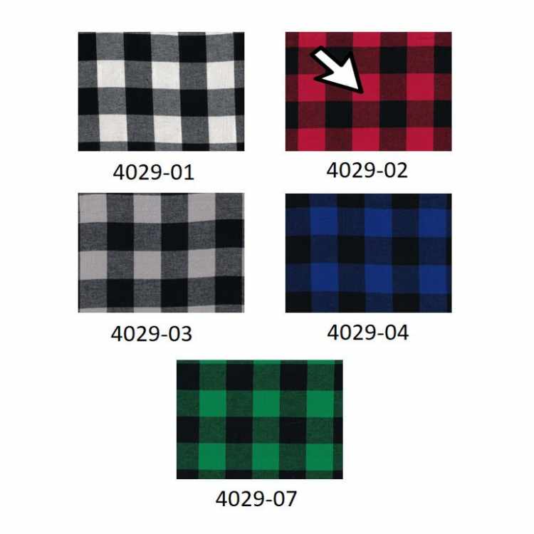Flanelle Teinte en Fil Gros Buffalo Check 4029