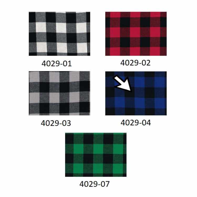 Flanelle Teinte en Fil Gros Buffalo Check 4029