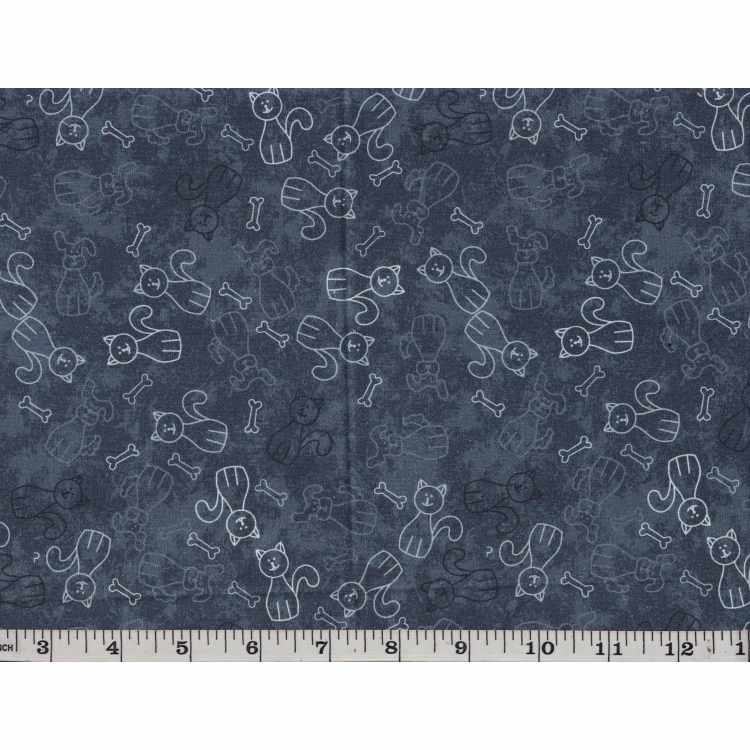 Quilt Cotton 3301-316 Dogs