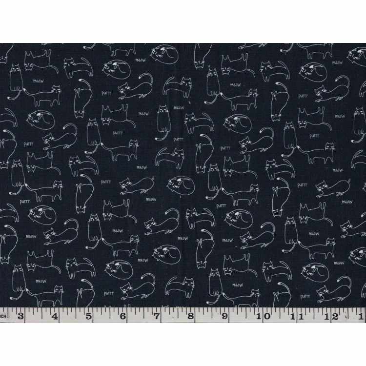 Coton Quilt 3301-324 Chats