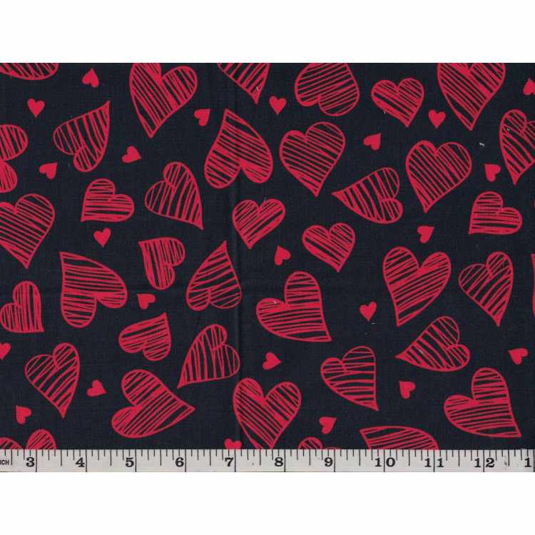 Coton Quilt 3301-330 Coeurs