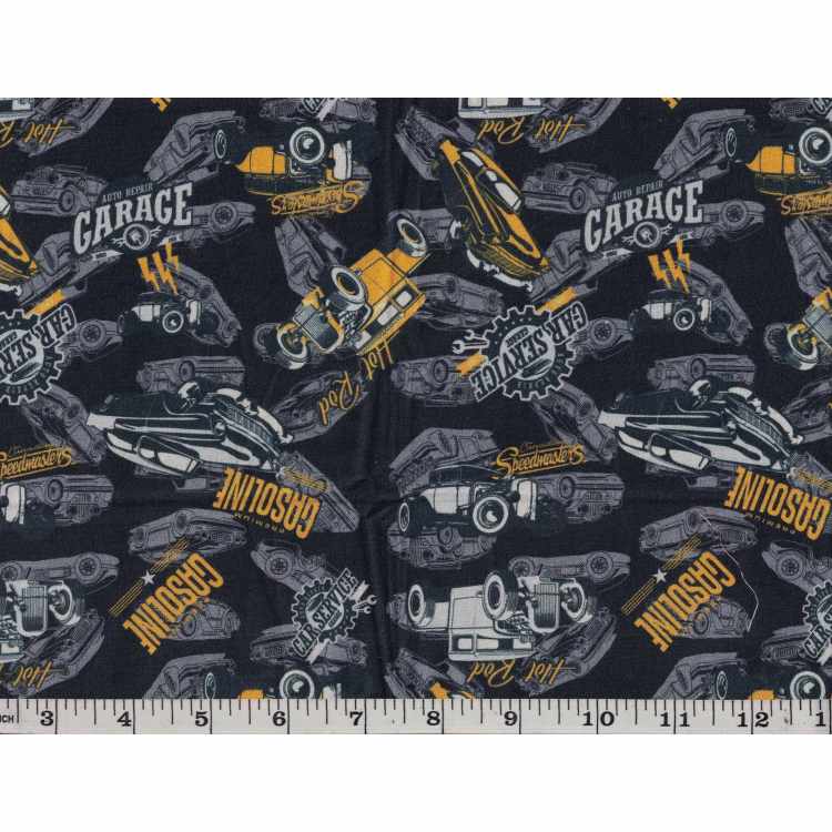 Quilt Cotton 3301-338 Car Service