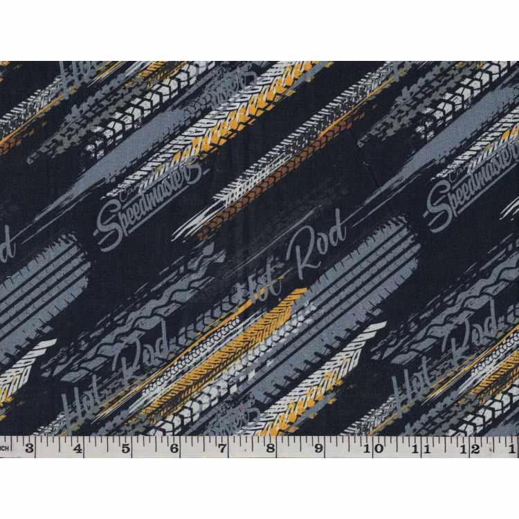 Coton Quilt 3301-342 Maîtres de la Vitesse