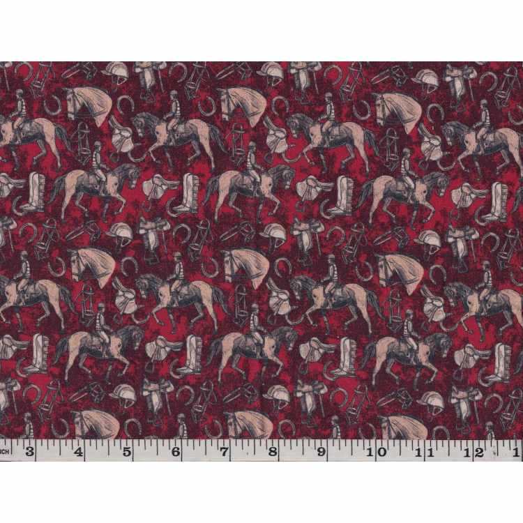 Coton Quilt 3301-349* Cheval Cavalier