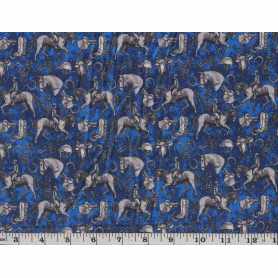 Quilt Cotton 3301-350* Horse Rider