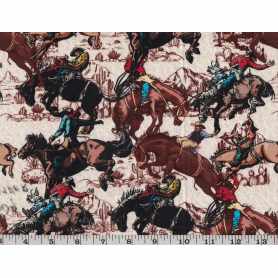 Quilt Cotton 3301-425 Horses