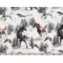 Quilt Cotton 3301-428 Horses