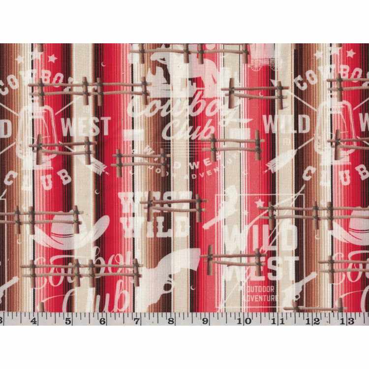 Quilt Cotton 3301-429* Cowboy Club