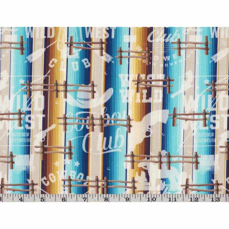 Quilt Cotton 3301-430* Cowboy Club