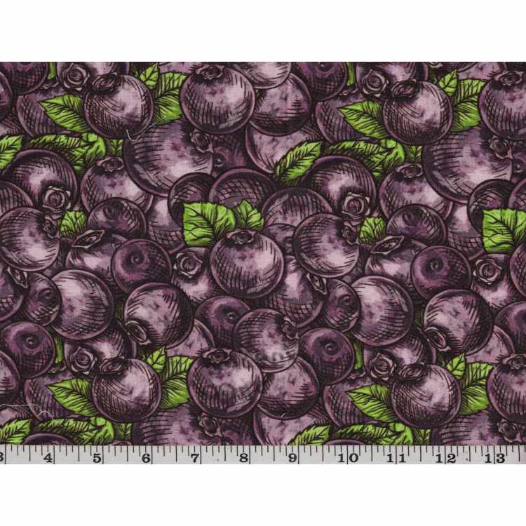 Quilt Cotton 3301-460* Blueberries