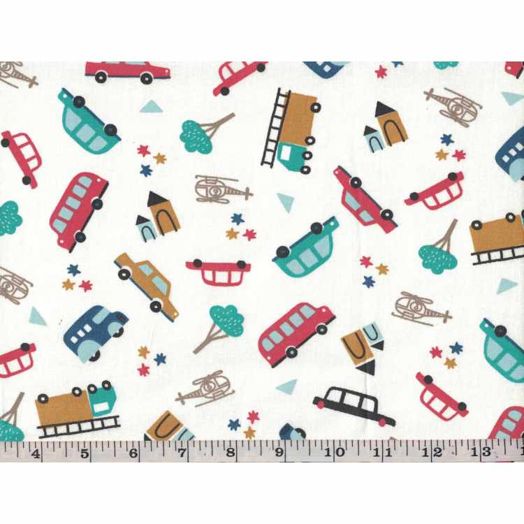 Printed Coated Cotton Dom 7802-1