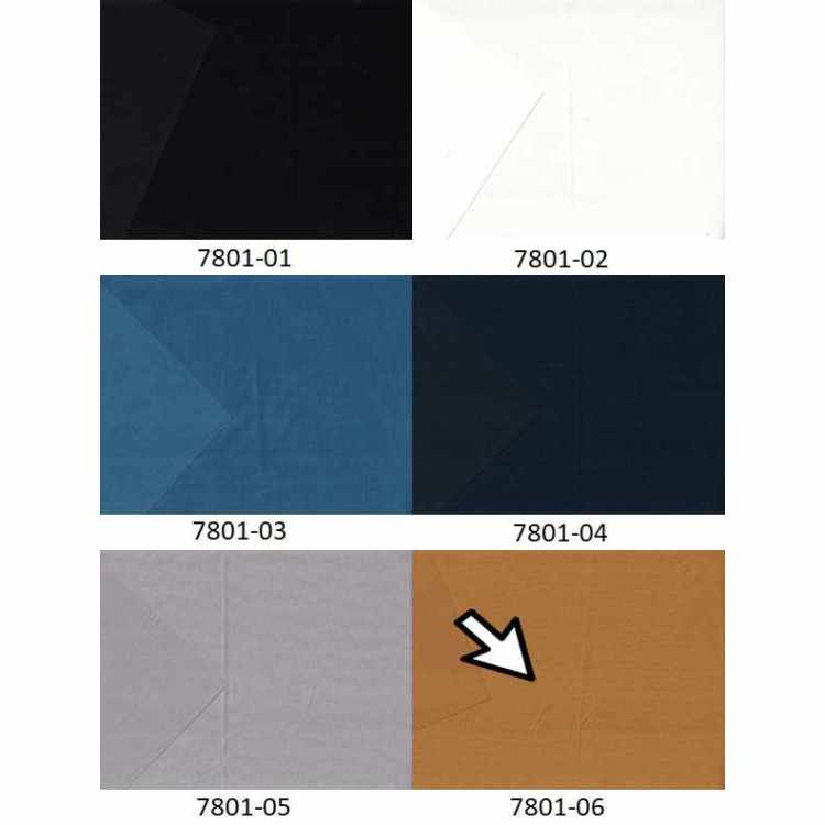Coton Enduit Unie Dom 7801