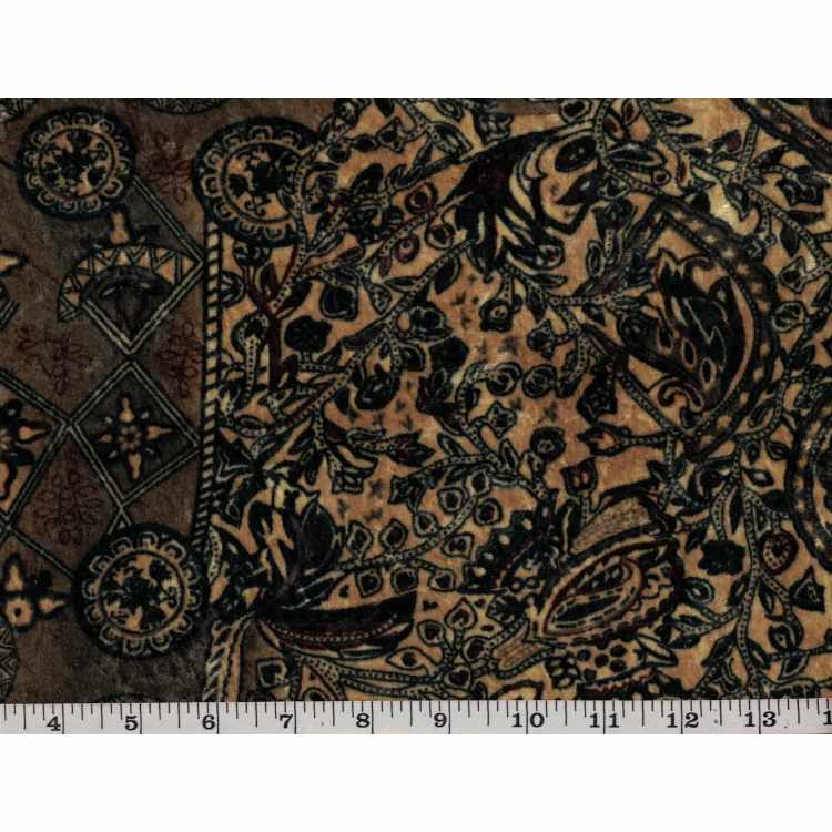 Stretch Printed Velvet 7224-10