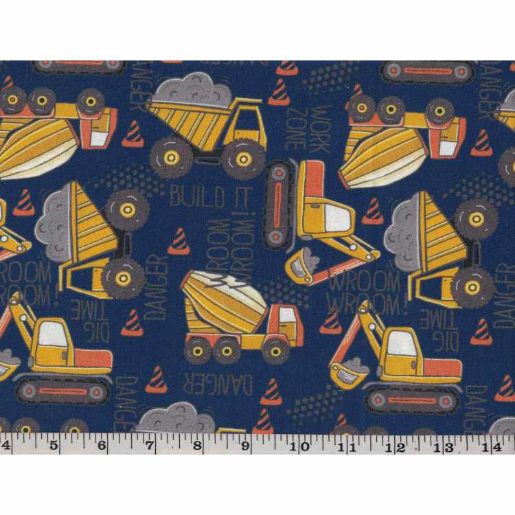 Coton Quilt 3301-468 Camions