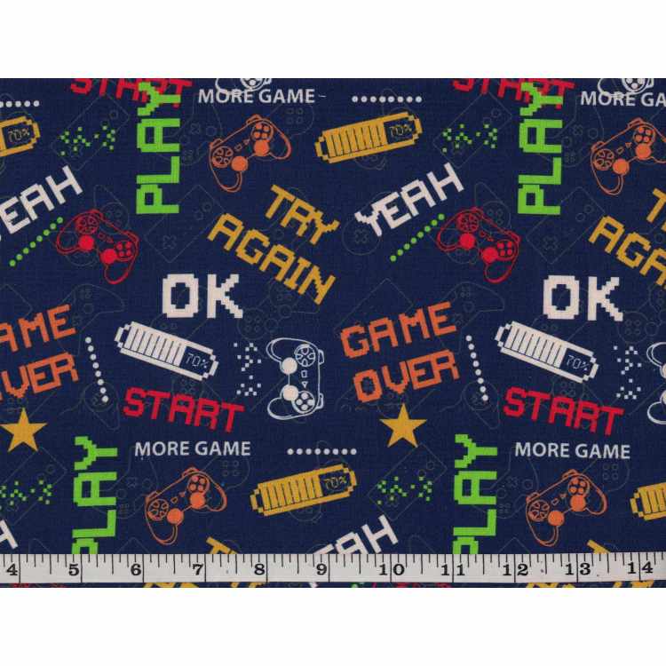 Quilt Cotton 3301-509 Games