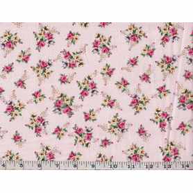 Coton Quilt 3301-528 Fleurs
