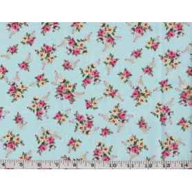 Quilt Cotton 3301-529 Flowers