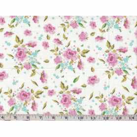 Quilt Cotton 3301-535 Flowers