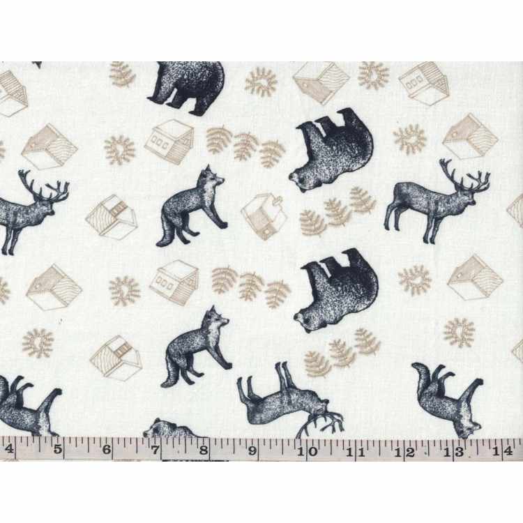 Coton Quilt 3301-541Orignal-Ours-Loup