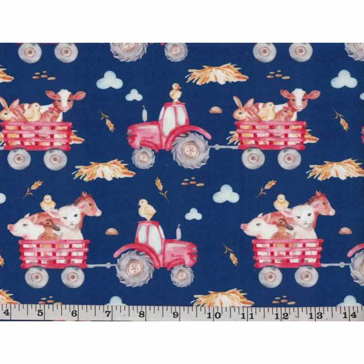 Coton Quilt 3301-549 Bébé Animals