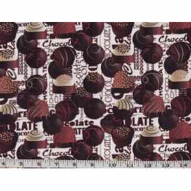 Quilt Cotton 3301-566 Chocolate