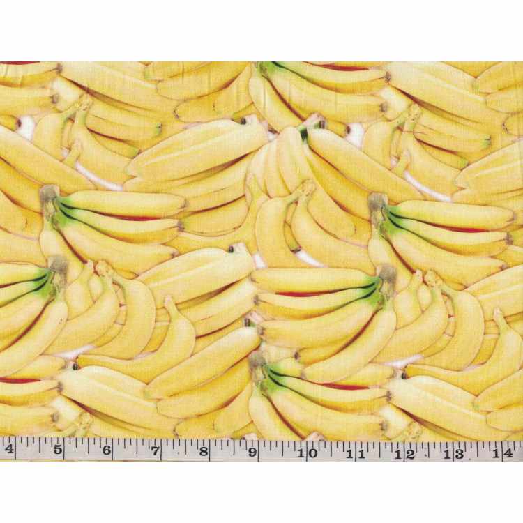 Coton Quilt 3301-572 Bananes
