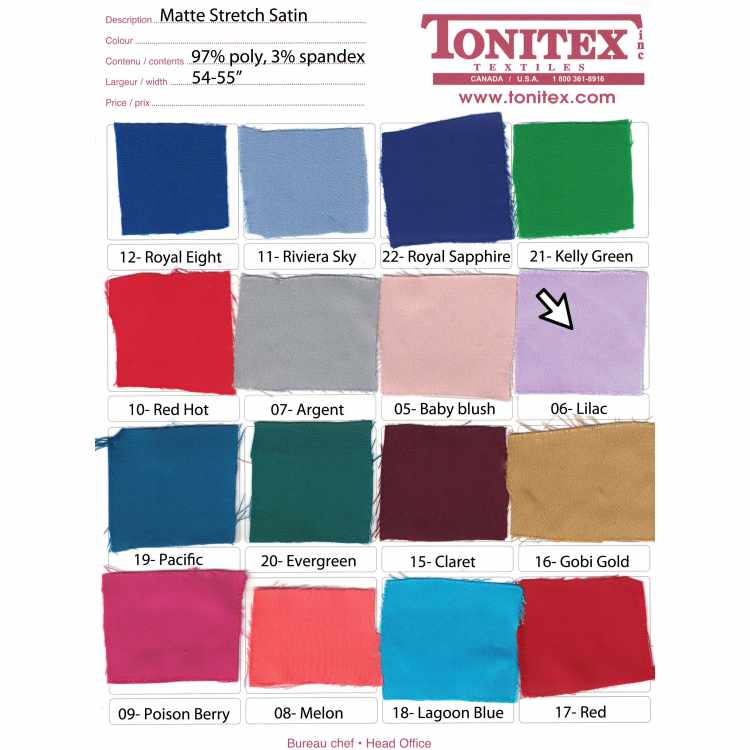 Matte Stretch Satin 6006